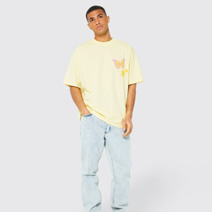 เสื้อยืดฟิตเนสแขนสั้นสำหรับผู้ชายพิมพ์ลายเองโพลีเอสเตอร์/ ผ้าฝ้าย - Product Image 4