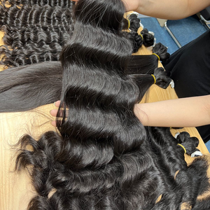 Vietnamita Super doble dibujado extensión de cabello humano virgen Natural ondulado estilo rizado pelucas frontales y de encaje-venta al por mayor Super venta - Product Image 1