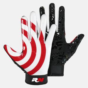 Gants de football sublimés de style le plus populaire Dernière arrivée Gants de récepteur de football à poignée de conception personnalisée avec le meilleur matériau - Product Image 3