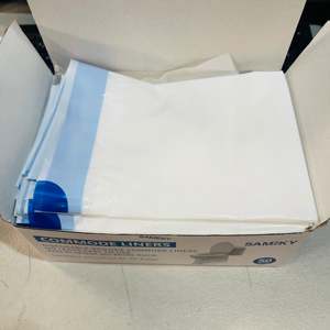 50 robusti copriletto usa e getta fodere per comodini portatili per anziani disabili facili da usare fodere per toilette non più cuscinetti per secchi - Product Image 5
