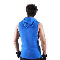 Sweat à capuche pour homme Gilet bleu à capuche Gilet chaud personnalisé Vestes en peluche pour homme Qualité supérieure Vestes et sweats à capuche personnalisés