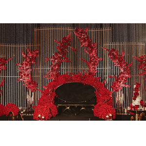 ซุ้มโลหะสำหรับงานแต่งงานที่น่าประทับใจสำหรับตกแต่งเวทีแผงโลหะสำหรับเวทีแต่งงานที่น่าอัศจรรย์ - Product Image 1