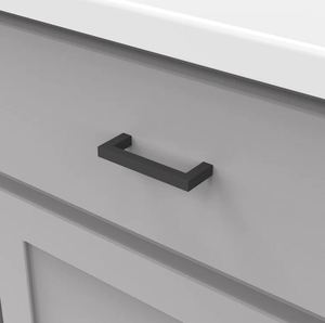 Matte black square drawer cabinet <b>pull</b> <b>handle</b> for home kitchen office furniture hardware <b>door</b> drawer wardrobe cabinet <b>handle</b> - Product Image 3