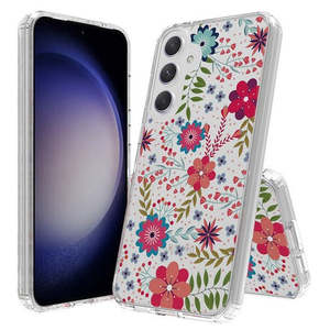 Custodia Ibrida Trasparente Premium con Design per Samsung Galaxy S25 2025 e Samsung Galaxy S24 2024 # 1 - Product Image 1