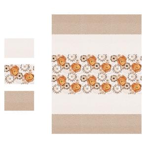 Motif de fleur de couleur rose clair avec carreaux muraux en céramique émaillée noire brillante 300x450mm - Product Image 3