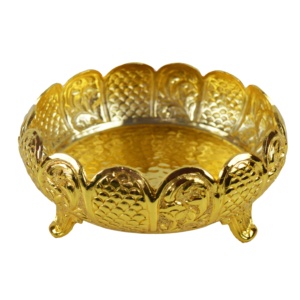 Tradicional hermoso cuenco Urli Color plata llegada festiva Diwali artículos de regalo decorativos creativos hechos a mano al precio más barato - Product Image 2