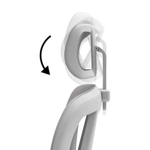 Silla de Oficina Ergonómica de Malla, Altura Ajustable, Diseño Moderno y Tradicional, PP, Aluminio, Hierro, Espuma, Tela, Silla Elevadora para Sala de Estar - Product Image 1