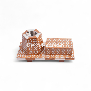 Mubkhar Set Quemador de incienso portátil Bakhoor por Belaartisan Difusor de aromaterapia de madera con envío barato - Product Image 6