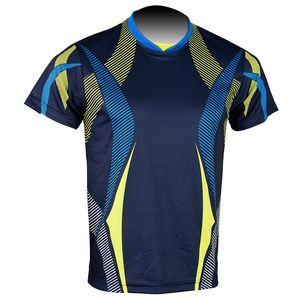 เสื้อยืดพิมพ์สีโพลีเอสเตอร์แบบแห้งเร็วระบายอากาศได้ดีเสื้อฝึกกีฬาเสื้อออกกำลังกาย - Product Image 3