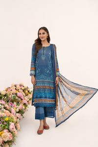 Salwar kameez-vestidos de césped étnicos para mujer, trajes de Ndian akistani, diseñadores de césped paquistaní, tres piezas - Product Image 2