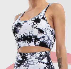 Top Corto de Verano con Estampado Tie Dye, Diseño Moderno, Sin Mangas, Ajustado, Informal, Básico, Transpirable para Mujer - Product Image 3