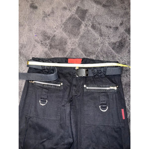 Pantalones Góticos Vintage para Mujer, Estilo Punk, Cierre de Cremallera y Botones, Ropa Urbana, Venta al por Mayor Personalizada 2026 - Product Image 4