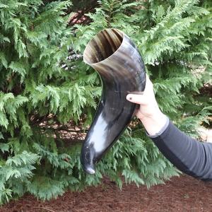 Royal Artisans Meilleure vente de corne de Viking polie sculptée à la main de haute qualité Corne à boire Artisanat naturel de l'Inde en forte demande - Product Image 1