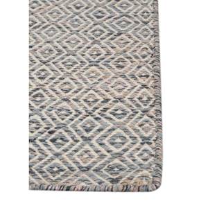 พรมขนสัตว์และวิสโคสสีน้ำเงินแบบทอเรียบ ลายเรขาคณิต สำหรับใช้ในบ้าน-ADWV-13047 - Product Image 4