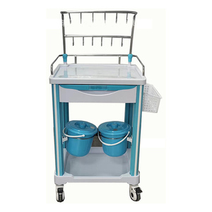 Mobilier d'hôpital médical en vente Chariot médical d'anesthésie en plastique ABS - Product Image 3