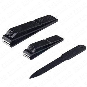 Professional Stainless Steel Flat <b>Edge</b> Nail Clipper Black Silver Custom Logo Fingernail Toenail <b>Cutter</b> Wholesale - Product Image 6