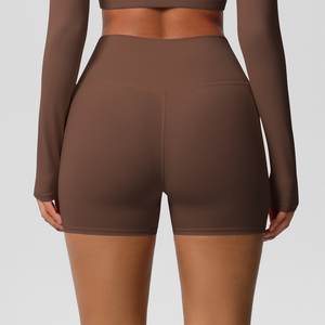 Workout High Waisted Tummy Control Workout Seamless <b>Yoga</b> <b>Shorts</b> For Women Casual Biker Fitness Women's <b>Shorts</b> With Pockets - Product Image 3