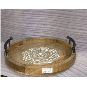 Plateau de service en incrustation d'os le plus populaire Hôtels et restaurants utilisés et ustensiles de cuisine Incrustation d'os indien avec artisanat de la meilleure qualité - Product Image 4