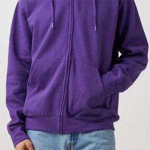 Women Oversized Heavyweight Full-Zip Hoodie - Cozy and Stylish, Ideal for Lounging, Casual Outfits, and Outdoor Activities - Product Image 6