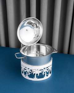 Middle East <b>Food</b> <b>Warmer</b> <b>Buffet</b> Casserole Palm Tree Design Handmade Classic Decorative Arabic Hotpot Casseroles Hot Pot <b>Warmer</b> - Product Image 3