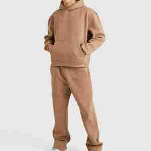 เสื้อฮู้ดผ้าฝ้ายหนาสำหรับผู้ชายเสื้อฮู้ดโอเวอร์ไซส์พิมพ์ลายแบบสวมหัวสุดหรู - Product Image 4