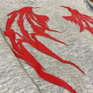 Chándal informal transpirable de dos piezas para hombre, con capucha, bordado, 3D, estampado de soplo, Logo, cara completa, conjunto con capucha y cremallera - Product Image 5