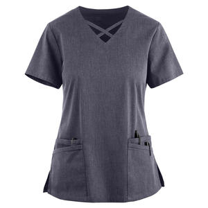 Factory Direct Women's Medical Scrubs <b>Set</b> Top and Trousers Uniform <b>Doctor</b> Nurse Hospital Wholesale Supplier Durable Scrub <b>Sets</b> - Product Image 1