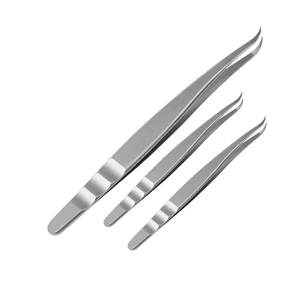 Pince à épiler professionnelle d'extension de cils à pointe pointue applicateur de cils russe de marque privée personnalisable enduit multicolore - Product Image 1