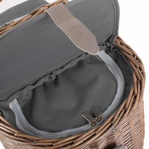 Muebles de acampada Korbgeflecht Picknickkorb Für 2 Flaschen - Product Image 5