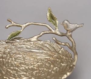 Élégant bol à fruits au design feuille d'or, parfait pour la décoration intérieure et le service d'une pièce élégante et fonctionnelle - Product Image 5