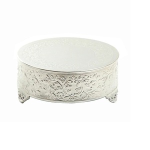 <b>Cake</b> Stands Home Decorative Tool Decoration Server for Party Food <b>Cake</b> Stands Silver Plated <b>Cake</b> Stand For Birthday Parties - Product Image 3