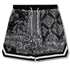 Shorts de sport respirants anti-rétrécissement pour hommes, motif uni, impression par sublimation, vêtements d'équipe pour garçons et adultes - Product Image 1