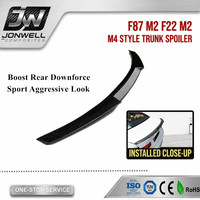 Spoiler Bibir Bagasi Belakang Karbon Cocok untuk BMW F87 M2 F22 M4 Style Sayap Belakang
