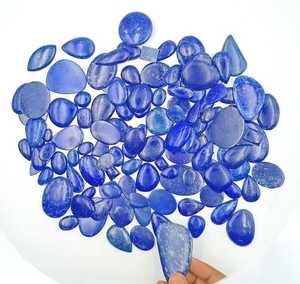 Cabochon de Lapis Lazuli bleu naturel de haute qualité Pierre précieuse en vrac unique pour la fabrication de bijoux - Product Image 3