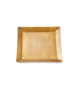 Plateau de service décoratif en laiton de forme rectangulaire fabriqué à partir de laiton massif pur à 100% en vrac pour un approvisionnement mondial - Product Image 4