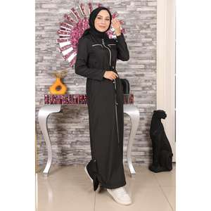 Abrigos, Chaquetas y Gabardinas Modestas con Cierre, Abaya con Cremallera - Product Image 4