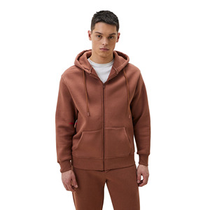 Nouveaux survêtements à fermeture éclair vierges, style décontracté, 100% polaire épais, 480 g/m², ensemble pantalon de survêtement et sweat-shirt personnalisé, prix de gros - Product Image 1