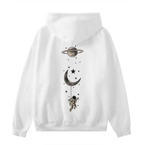 Sudadera con capucha mezclada de algodón extragrande para hombre de alta calidad con diseño simple Aspecto de moda Sudadera con capucha extragrande para hombre - Product Image 5