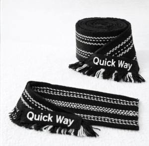 Handmade Ukrainian Woven <b>Belt</b> Slavic Cossack Sash, <b>Black</b> & White Girdle, Unisex Waistband for Jeans - Product Image 5