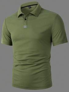 Polo para hombre con impresión de logotipo Totalmente personalizado con MOQ bajo, nuevo diseño, Polo cómodo y suave para hombre a la venta - Product Image 6