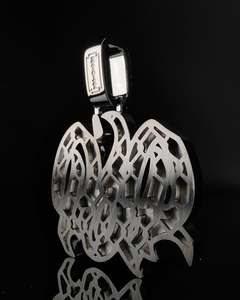 Colgante Hip Hop Personalizado con Nombre, Chapado en Rodio, con Moissanita VVS Blanca de Plata 925, Estilo Iced Out, para Boda o Uso Diario - Product Image 4