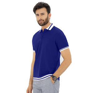 Chemise décontractée à manches courtes pour homme, tissu en toile de qualité supérieure, motif uni, poches, anti-froissement, personnalisable pour le golf - Product Image 2