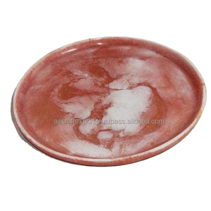 Assiette à fruits en résine pour la maison, l'hôtel, le restaurant, assiette blanche, design créatif, fait à la main, accompagnement - Product Image 1