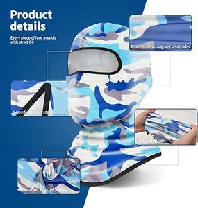 Best Selling Customizable 100% Acrylic Common <b>Ski</b> <b>Mask</b> Durable Private Label <b>Face</b> Cover Balaklava Breathable Waterproof Unisex - Product Image 2