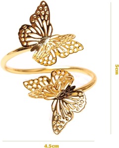 Porte-serviette unique en forme de papillon pour table de luxe, fêtes de mariage, hôtel, salle à manger, design artistique indien - Product Image 4