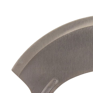 Couteau Ulu de meilleure qualité lame incurvée en acier inoxydable manche en bois hache à pizza de qualité industrielle supérieure couteau fabriqué en gros ODM - Product Image 4