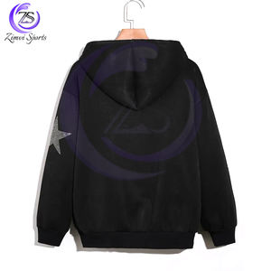 2025 nueva llegada Sudadera con capucha marrón chocolate para hombre Jersey de calidad Premium cremallera completa estilo Casual con diamantes de imitación para ropa de otoño - Product Image 3