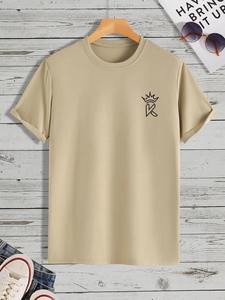 เสื้อยืดลำลองผู้ชายคุณภาพสูง เนื้อผ้าเบาสบาย ระบายอากาศได้ดี ผลิตจากผ้าฝ้ายผสมโพลีเอสเตอร์ สีพื้นเรียบ สามารถสกรีนโลโก้ได้ เหมาะสำหรับฤดูร้อน เสื้อยืดพื้นฐาน - Product Image 2