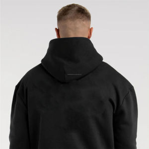 Sweat à capuche en polaire d'hiver personnalisé au meilleur prix pour hommes, motif uni avec impression numérique, tailles XS à 6XL, services OEM professionnels - Product Image 4