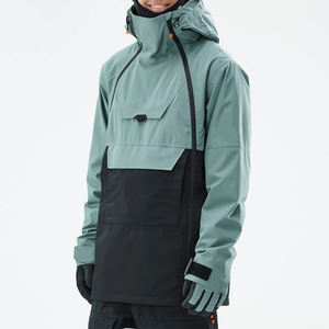 Veste de ski pour homme sur mesure à faible MOQ avec couche extérieure imperméable, design coupe-vent et chaud, et options de logo de marque privée - Product Image 1